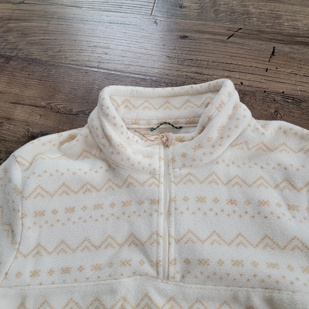 Woods Blakiston 1/4 fleece sweater size large - Picture 6 of 7